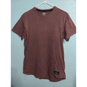 Hollister Mens Brown Short Sleeve Crew Neck T-Shirt Size M
